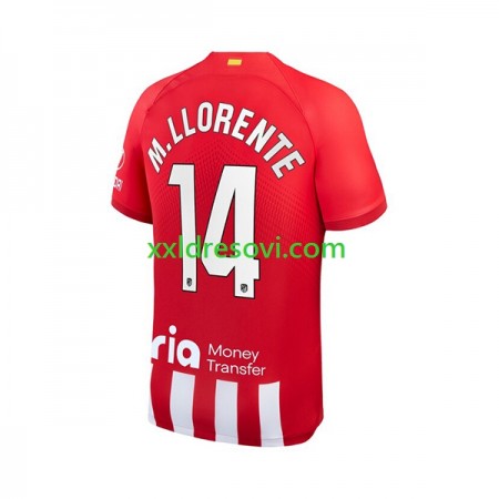Atlético Madrid 2 Marcos Llorente 14 Domaći Nogometni Dres 2023-2024